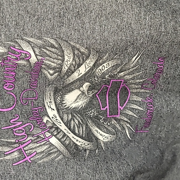 Harley davidson zip up hoodie girl's sz small Colorado - Picture 6 of 6